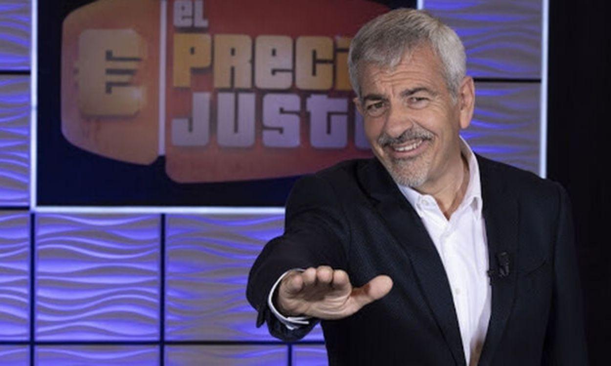 Carlos Sobera presenta 'El Precio Justo' en Telecinco.