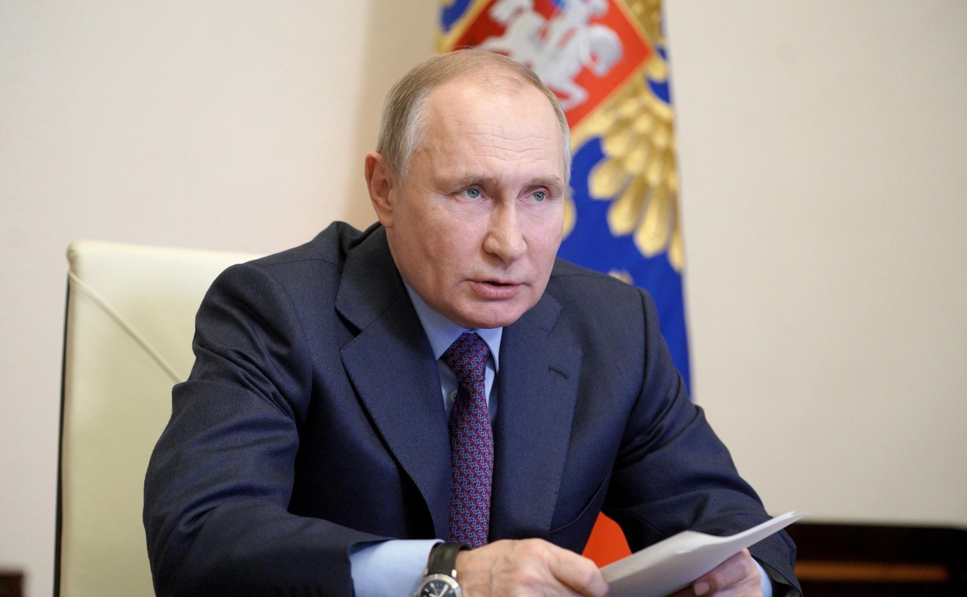 El presidente de Rusia, Vladimir Putin, en una conferencia. EP