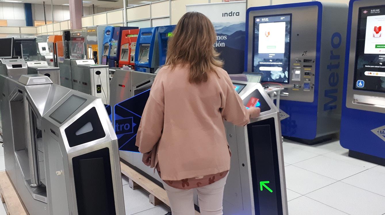 Laboratorio de ticketing de Indra Paso Metro de Madrid