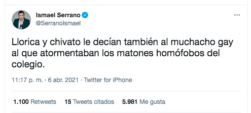 Ismael Serrano tuit