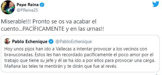 Pepe Reina y Echenique