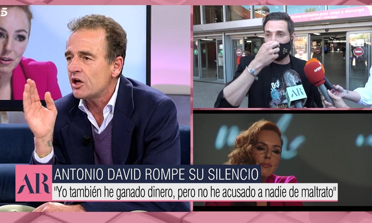 Ana Rosa corta, en directo, a Alessandro Lequio en El Programa de Ana Rosa. Mediaset