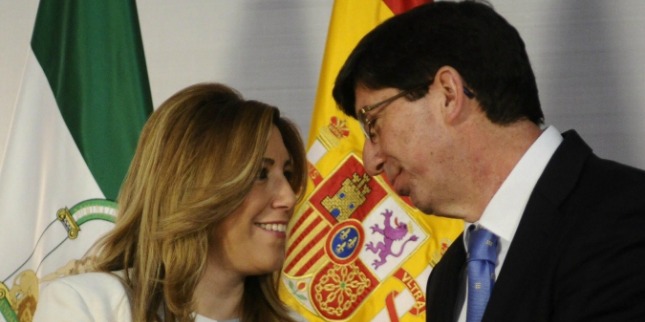 Susana Díaz, a un paso de ser presidenta mientras el PP andaluz deambula en la senda de los 'antisistema'