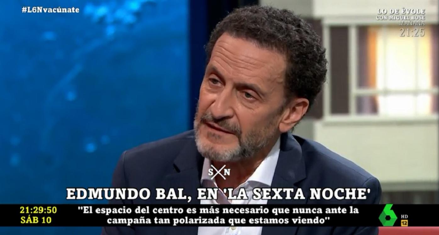 Edmundo Bal en 'laSexta Noche'. Fuente: laSexta.