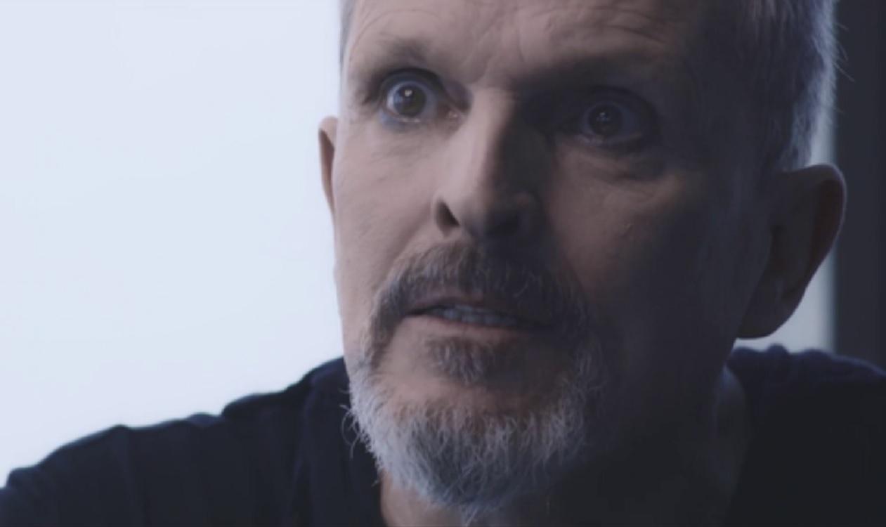 Miguel Bosé durante la entrevista en Lo de Évole