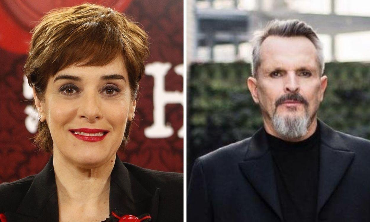 Anabel Alonso y Miguel Bosé.