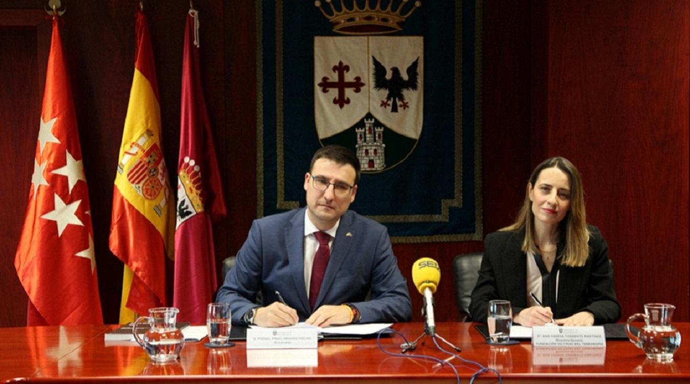 Imagen de archivo de Ana Vanesa Torrente durante un acto en el Ayuntamiento de Alcobendas.