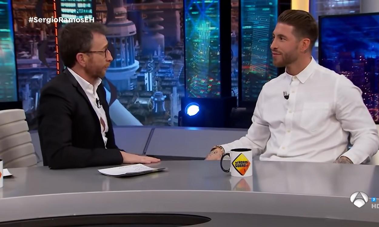 Pablo Motos y Sergio Ramos. Atresmedia