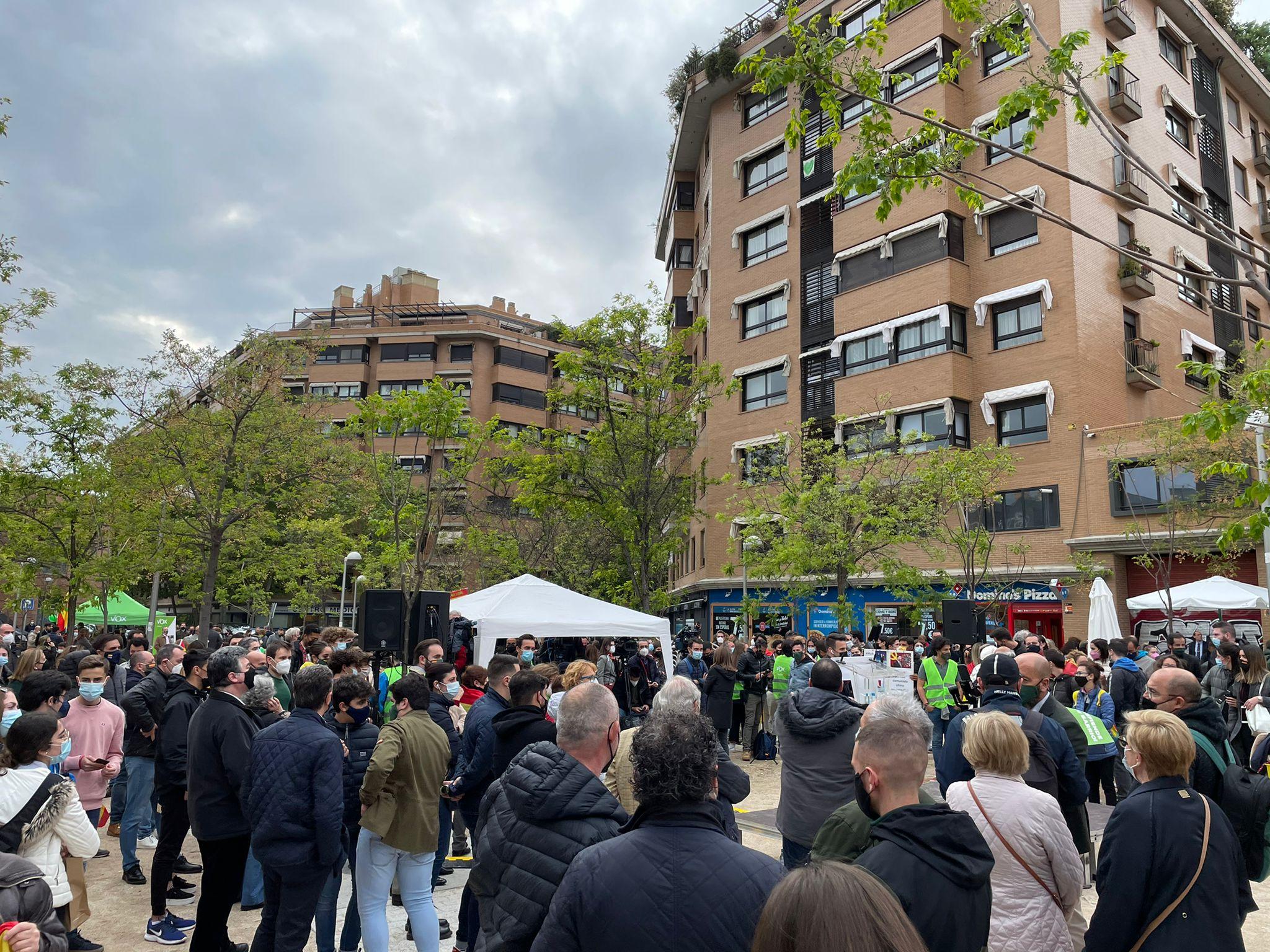 Vox organiza un acto político en Pacífico, Madrid