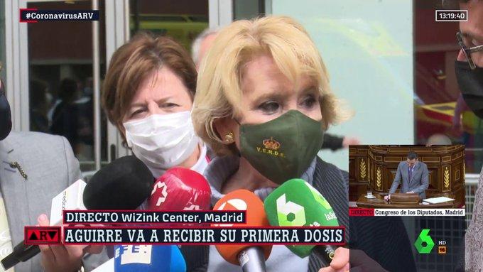 Esperanza Aguirre manda un mensaje a Antonio García Ferreras