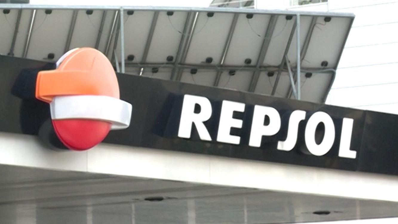 Logo oficial de Repsol. 