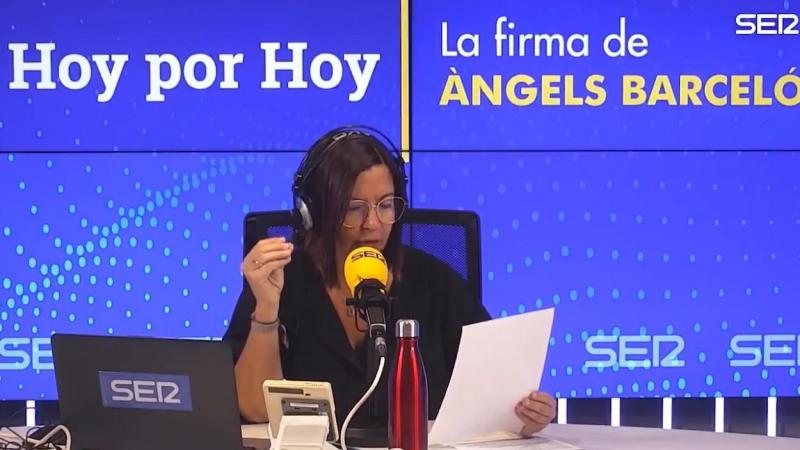 Àngels Barceló en 'Hoy por Hoy'. Cadena SER
