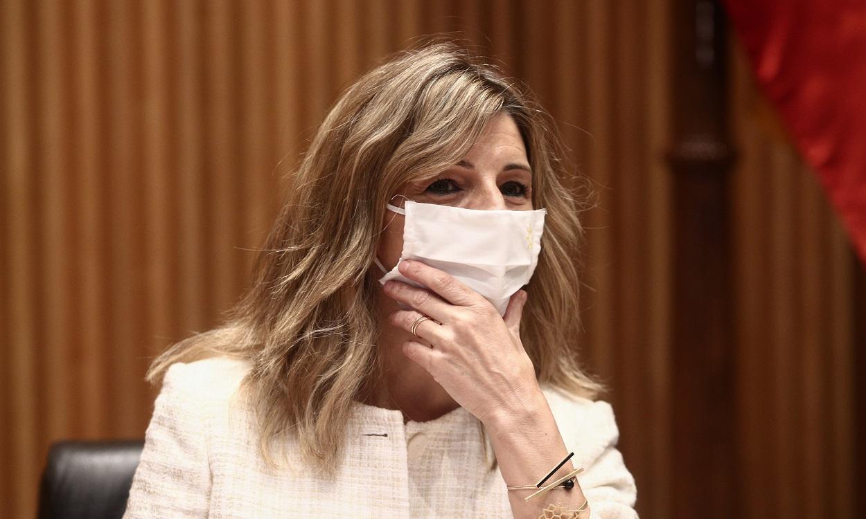 La vicepresidenta tercera y ministra de Trabajo y Economía Social, Yolanda Díaz. EP