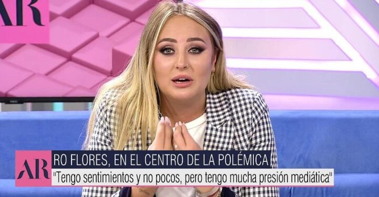 Rocío Flores en 'El programa de Ana Rosa'. Fuente: Telecinco.