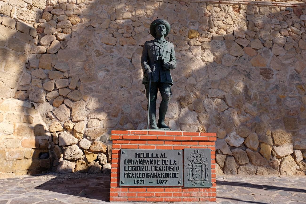 Estatua de Franco en Melilla