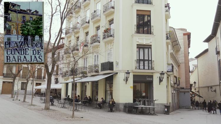 Plaza del conde de Barajas en pleno centro Madrid