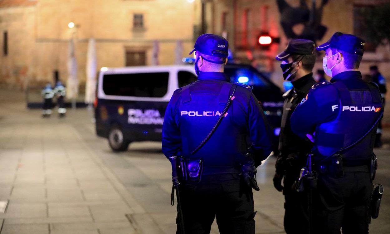 Agentes de la Policía Nacional en Castilla y León. EP archivo