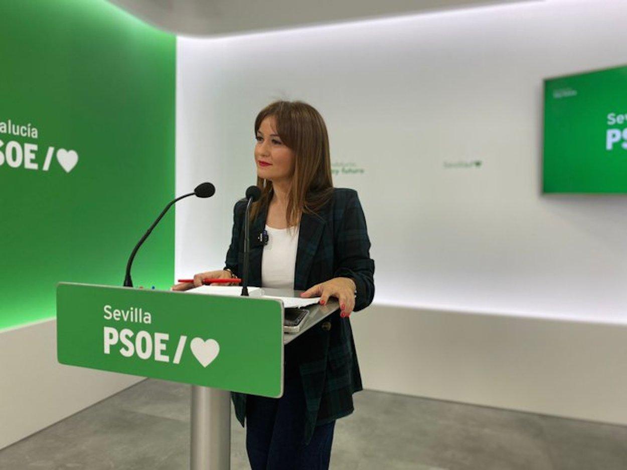 Verónica Pérez, secretaria general del PSOE de Sevilla y uno de los apoyos más firmes de Susana Díaz.