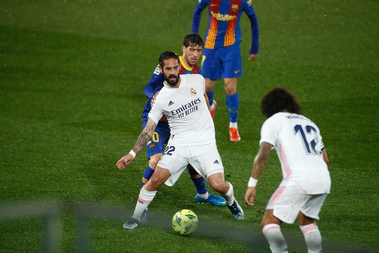 Isco durante el último partido Madrid Barça, celebrado el pasado 10 de abril. Europa Press