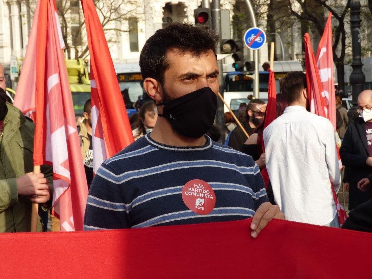 El candidato del PCTE a la Comunidad de Madrid, Alberto Colomo