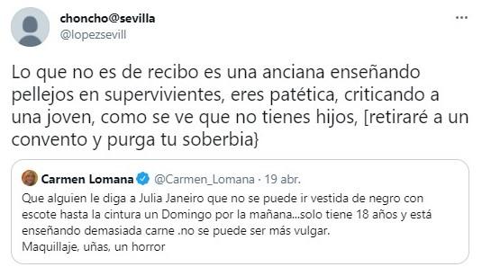 criticas a carmen lomana