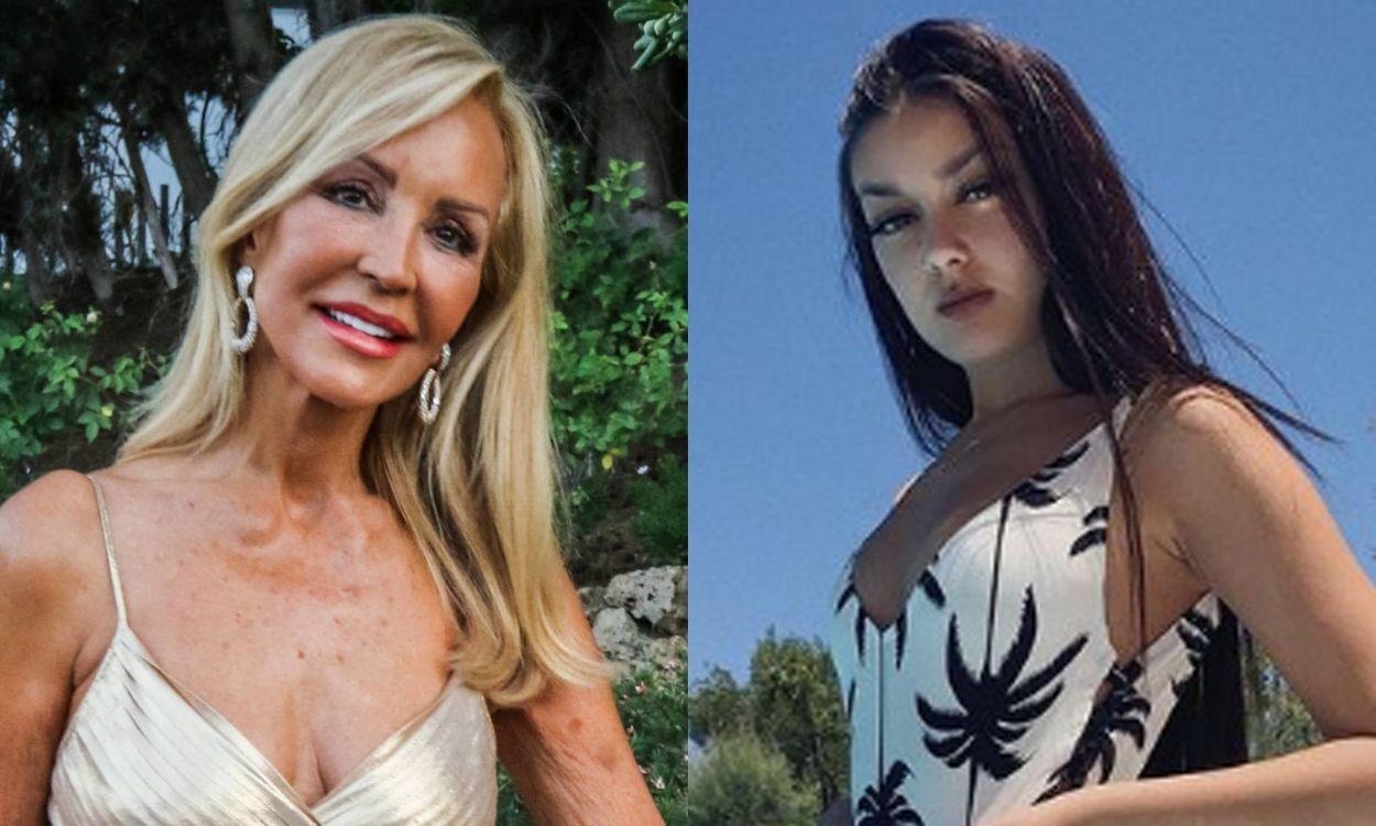 Carmen Lomana y Julia Janeiro.