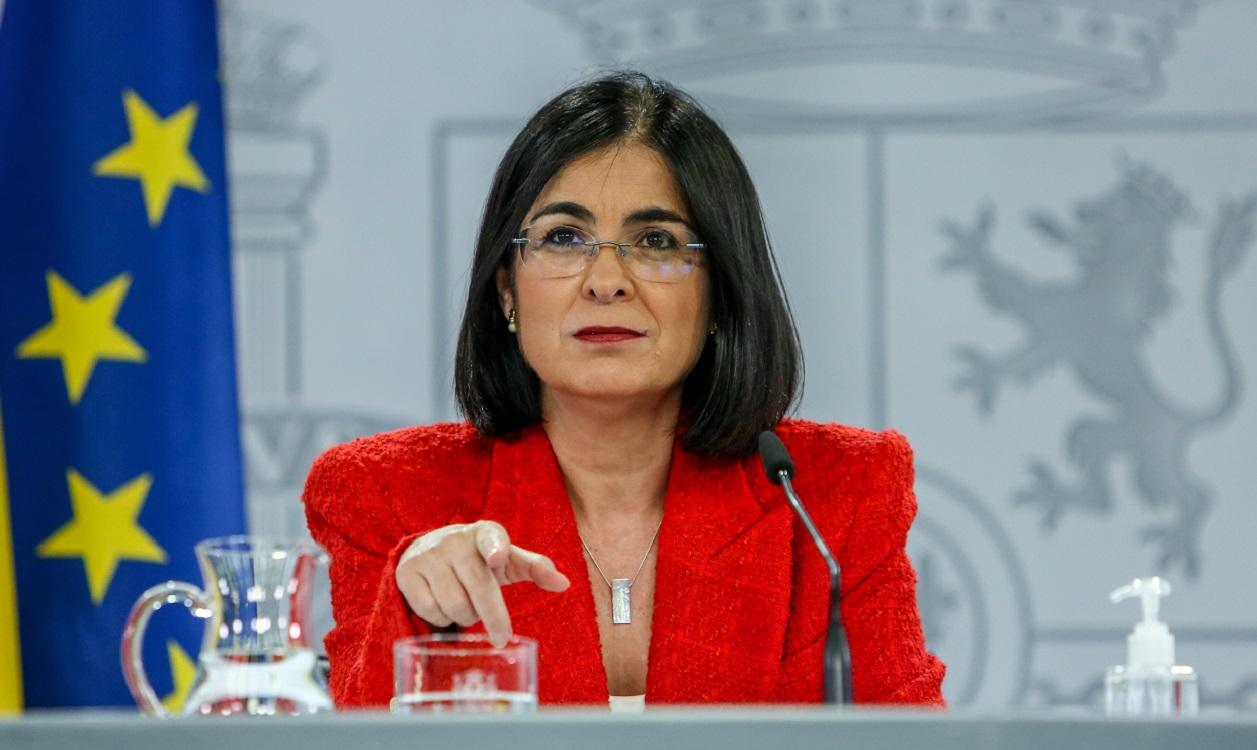 La ministra de Sanidad, Carolina Darias