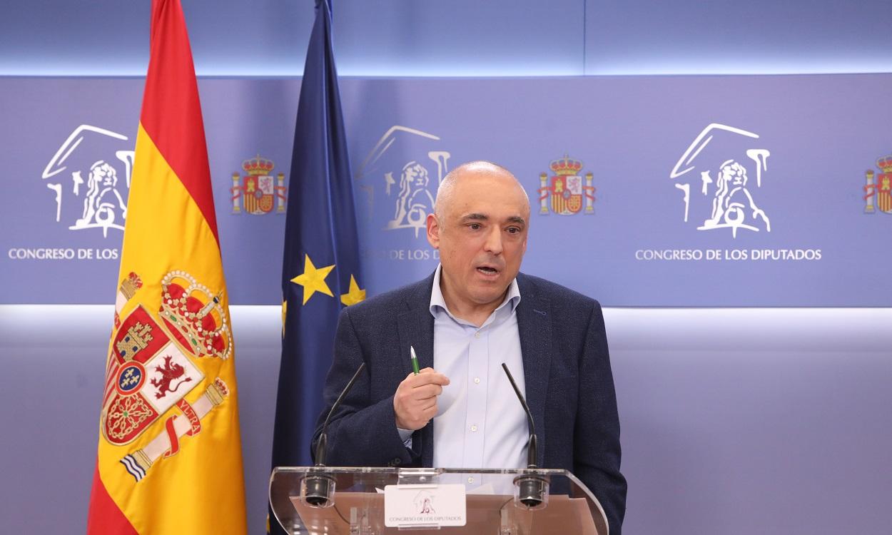 El secretario general del Grupo Socialista en el Congreso de los Diputados, Rafael Simancas. EP