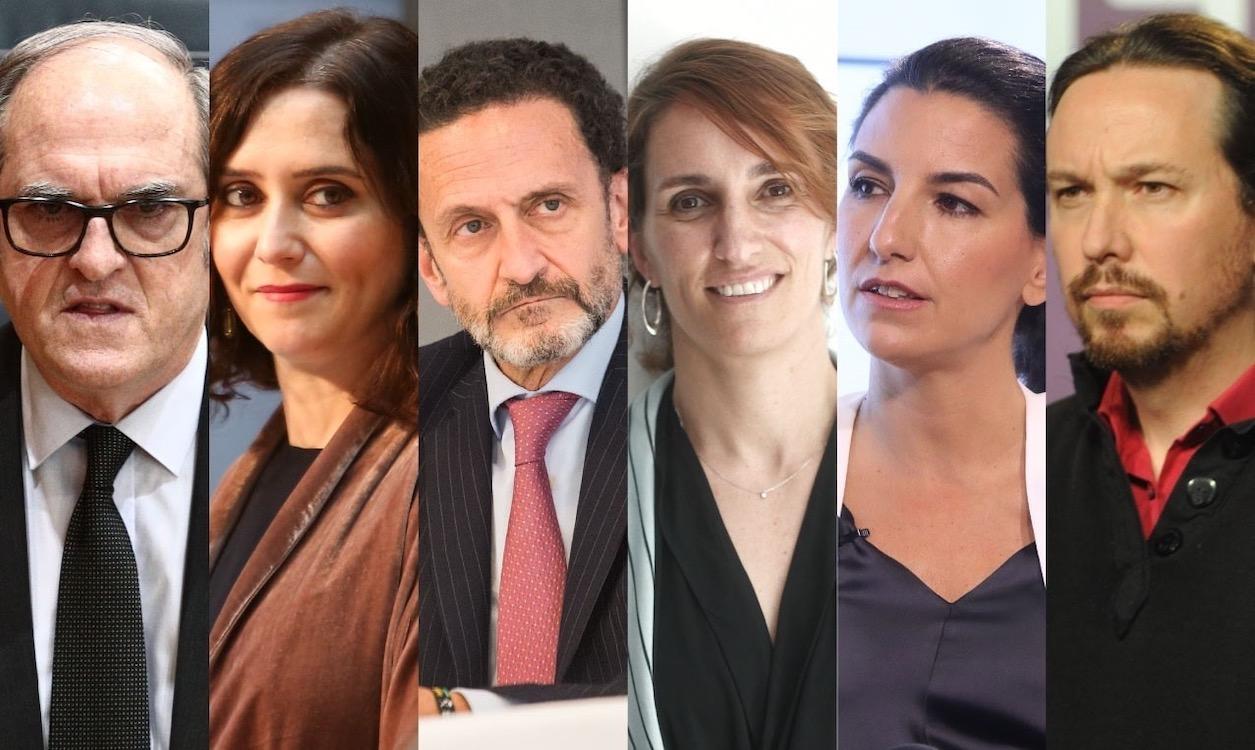 Los candidatos a la presidencia de la Comunidad de Madrid