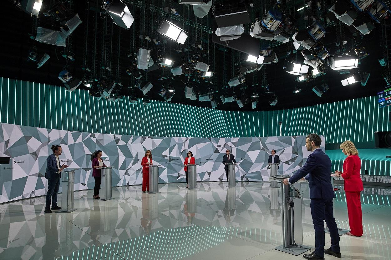 Plano general del debate de Telemadrid. EP