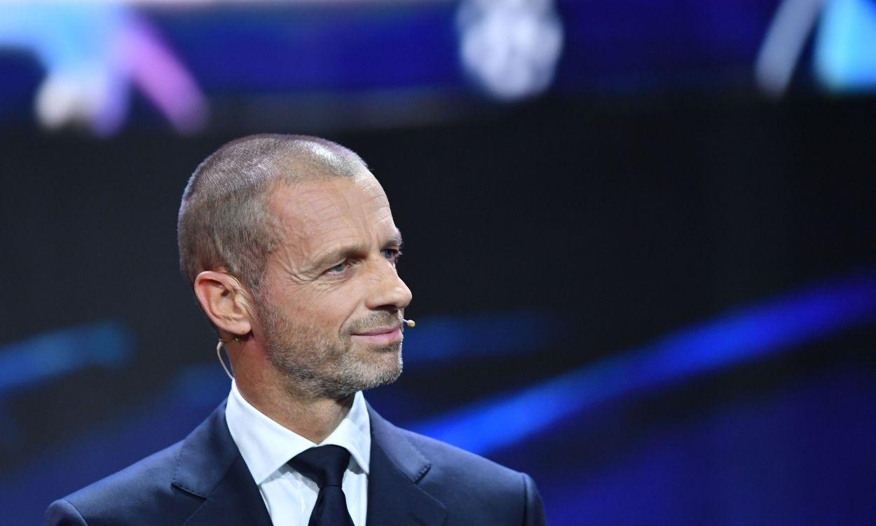 El presidente de la UEFA, Aleksander Ceferin 