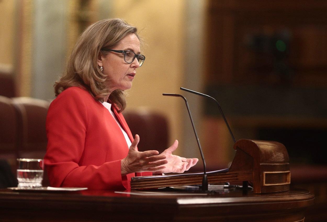 Nadia Calviño, vicepresidenta segunda y ministra de Asuntos Económicos. Europa Press