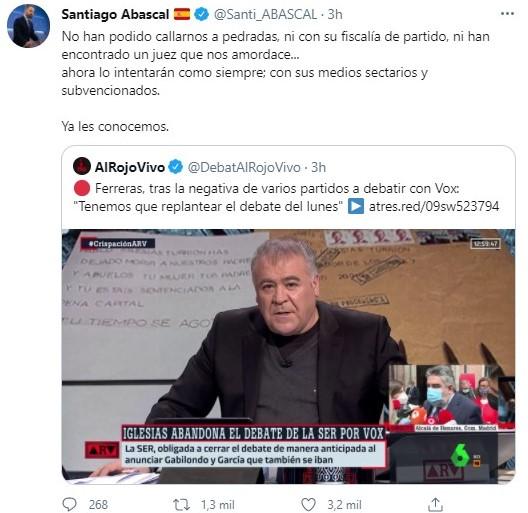 respuesta ferreras a abascal