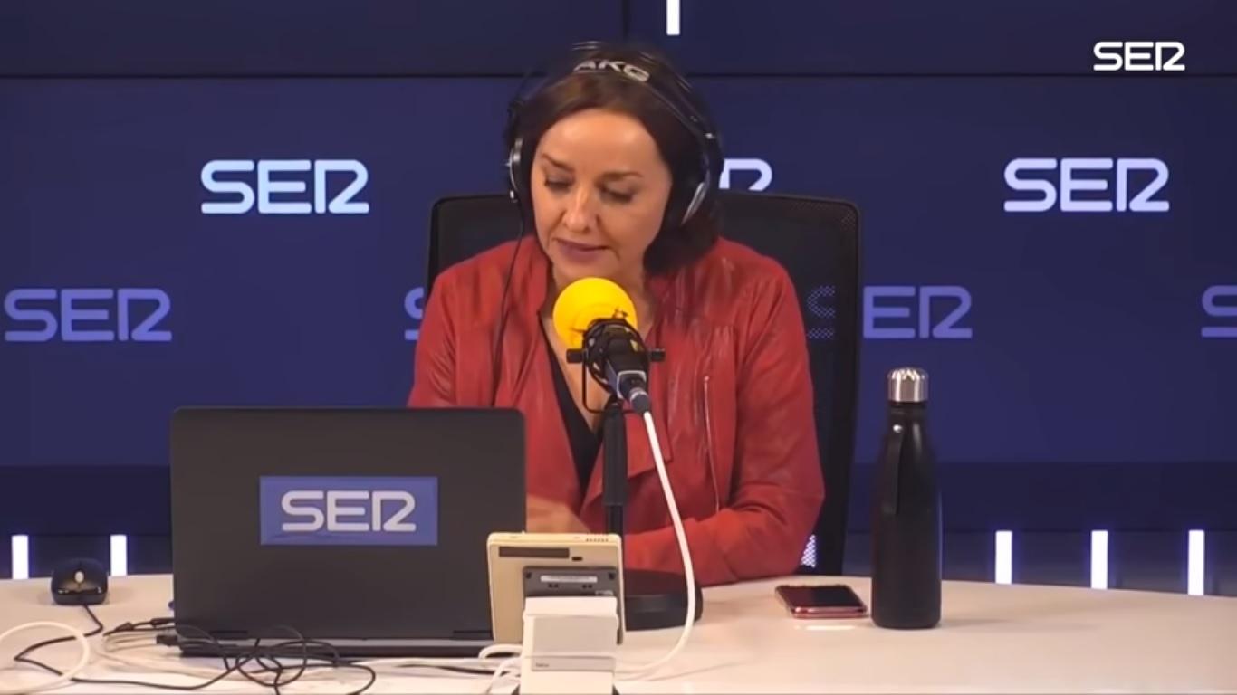 La presentadora de 'Hora 25', Pepa Bueno. Fuente: Cadena Ser.