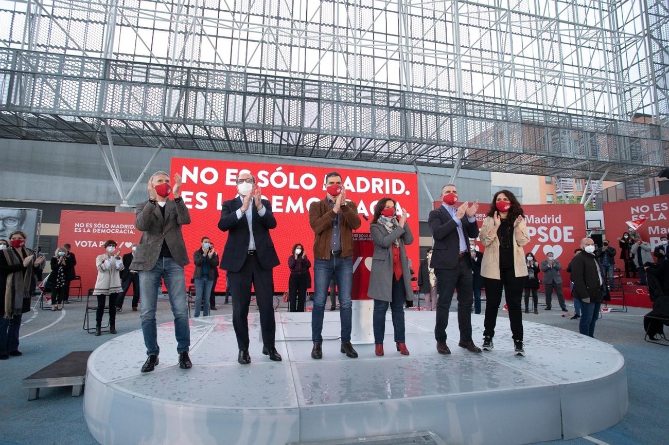 Acto del PSOE en Getafe