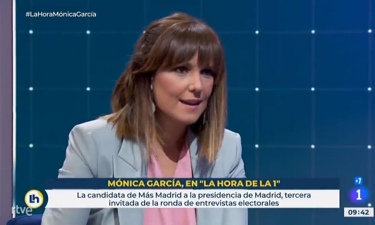 Mónica López en 'La hora de la 1' - RTVE