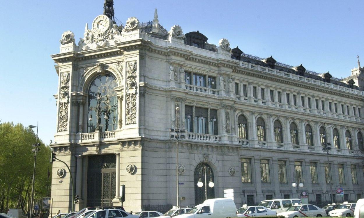Fachada del Banco de España, en Madrid. Europa Press.