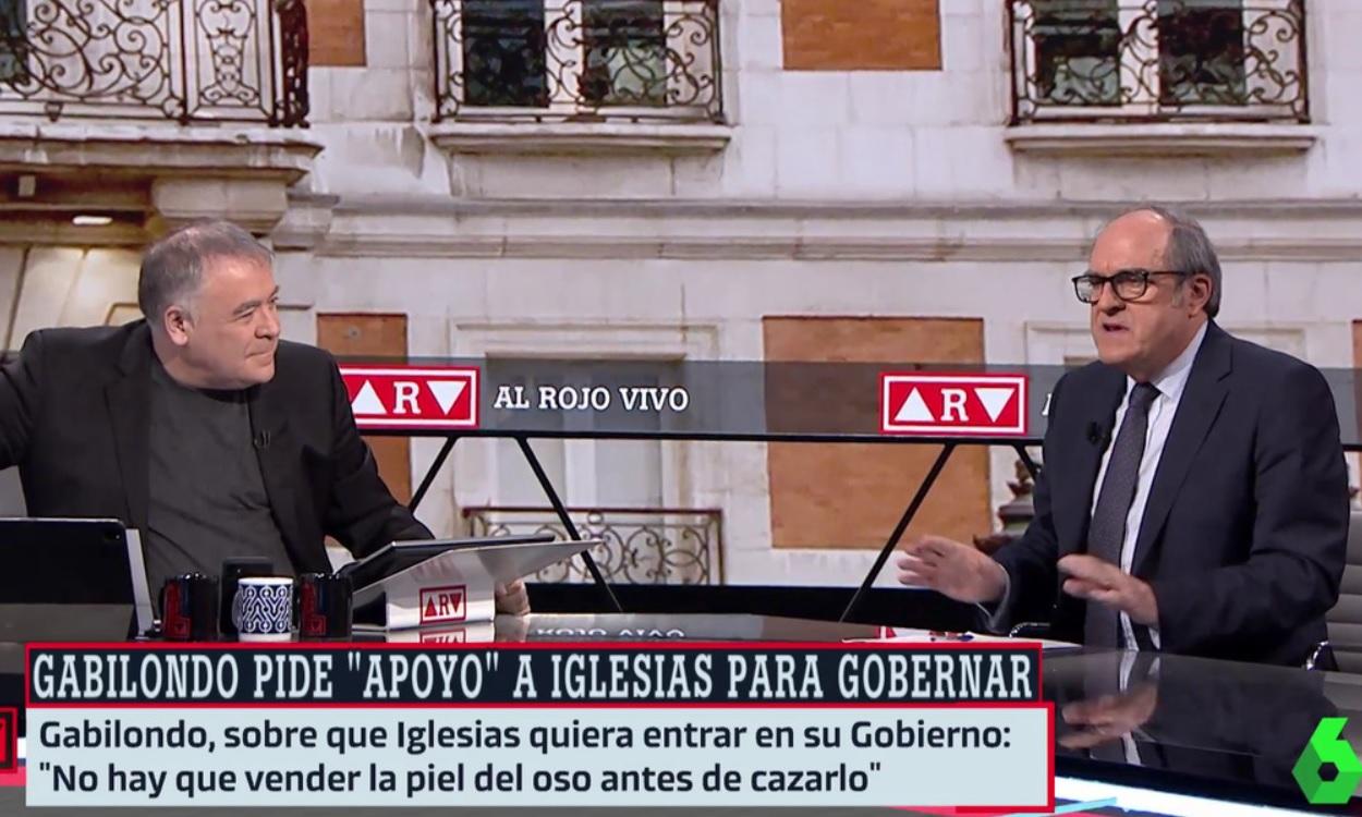 Ángel Gabilondo en 'Al Rojo Vivo'. Atresmedia