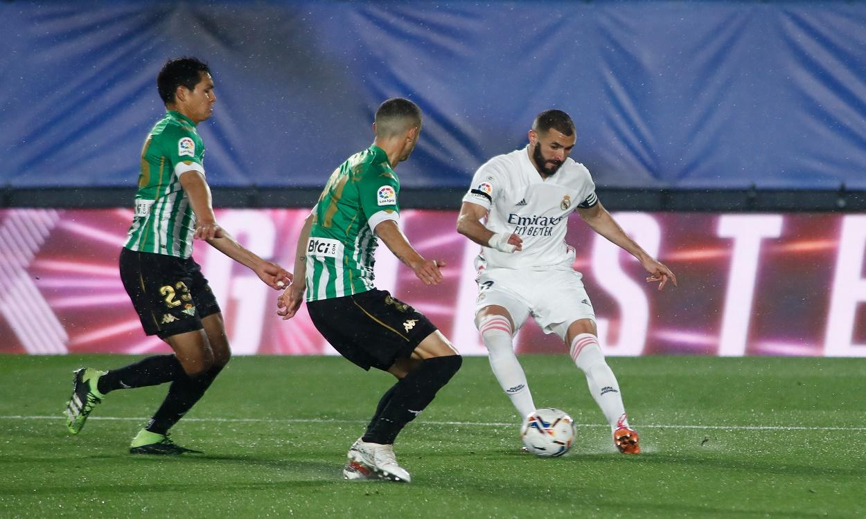 Imagen del Real Madrid-Betis correspondiente a la última jornada de Liga. EP