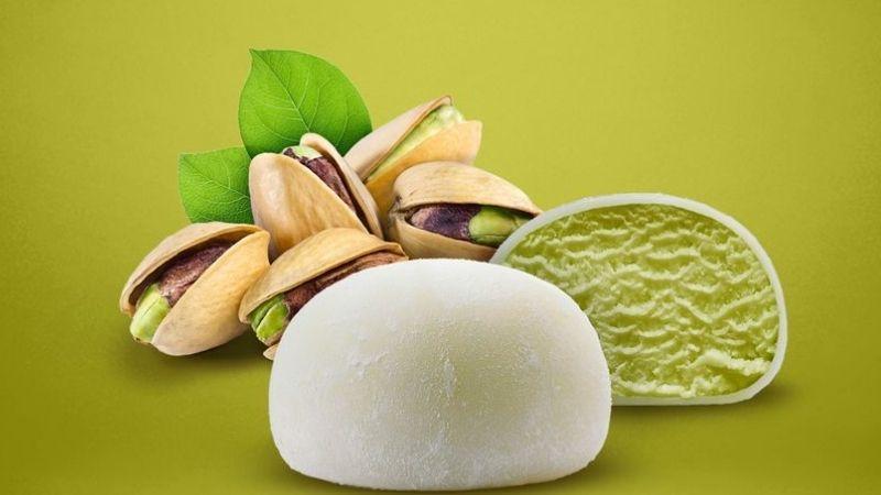 Mochi de pistacho de Mercadona.