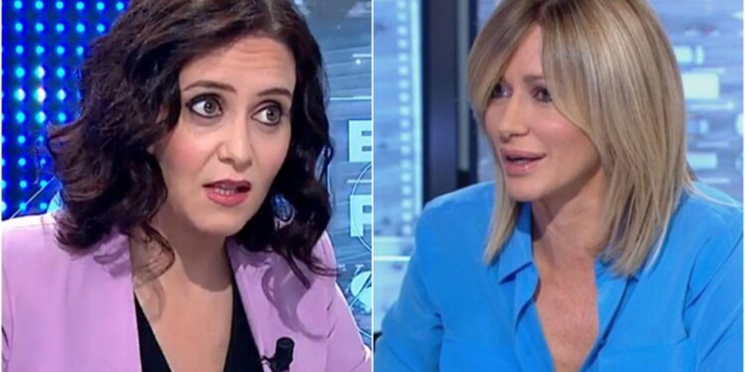 Isabel Díaz Ayuso y Susanna Griso en 'Espejo Público'. Fuente: Antena 3.