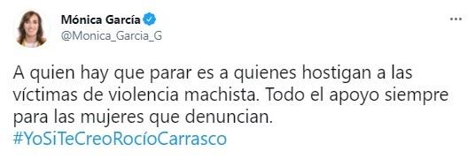 monica garcia sobre rocio carrasco