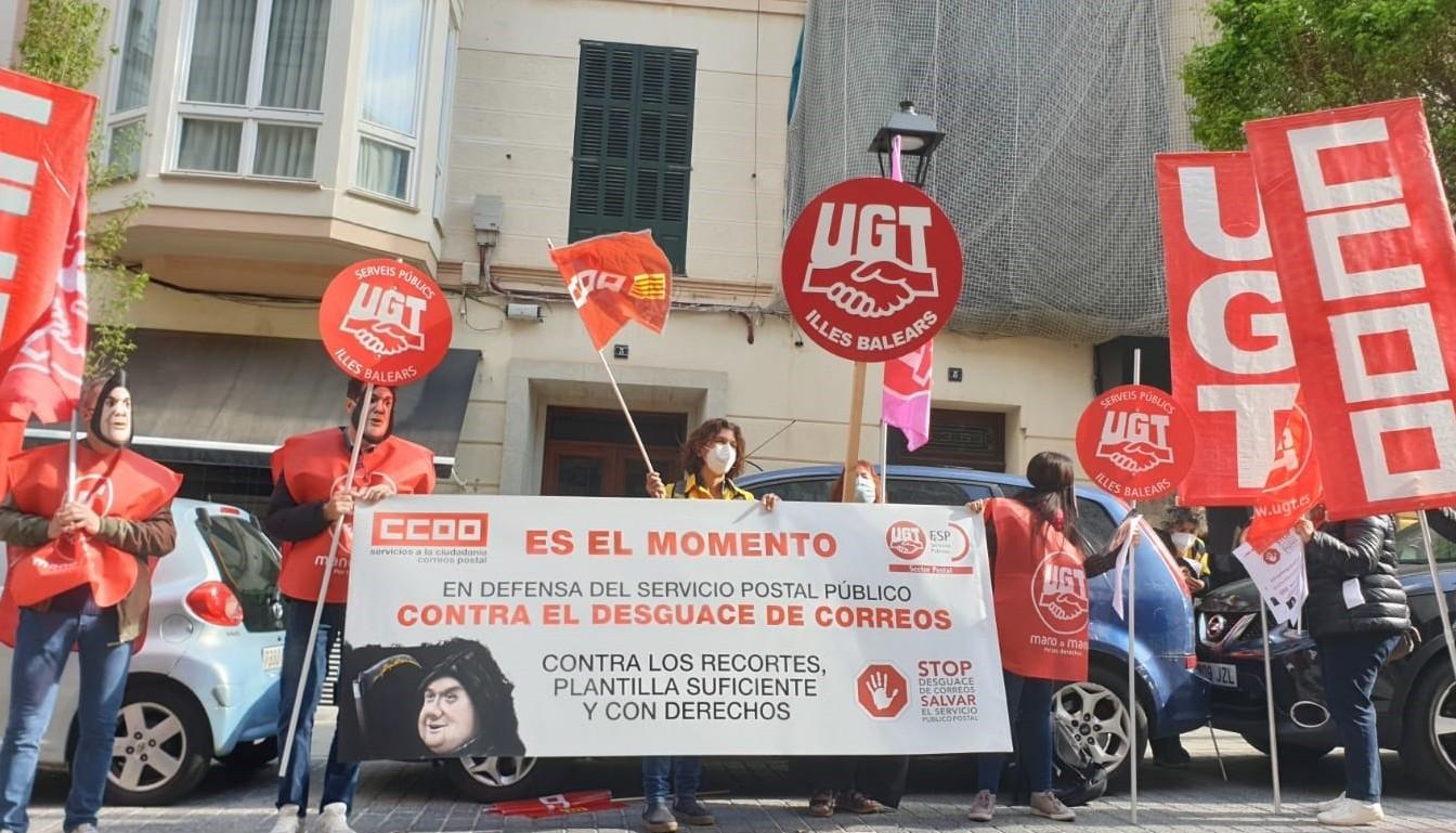 CCOO y UGT en una manifestación. Europa Press