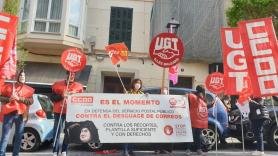CCOO y UGT en una manifestación. Europa Press