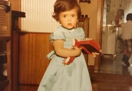 Isabel Díaz Ayuso de niña Isabel Díaz Ayuso de niña