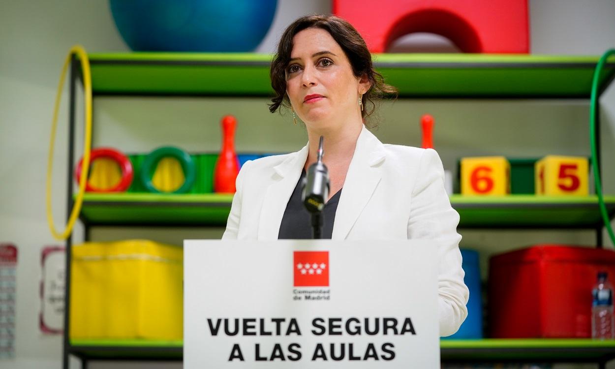 La presidenta de la Comunidad de Madrid, Isabel Díaz Ayuso. EP