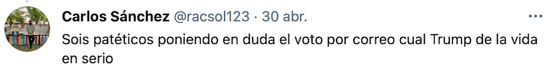 Un usuario de Twitter responde a Pedrerol Un usuario de Twitter responde a Pedrerol