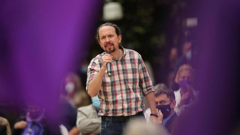 El líder de Podemos, Pablo Iglesias