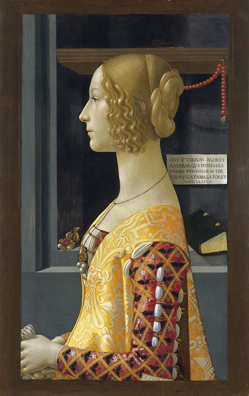 Retrato de Giovanna degli Albizzi Tornabuoni es una de las obras que se pueden versionar este año
