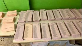 Imagen de un colegio electoral este martes